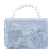 Princess Bear Furry Purse - Blue