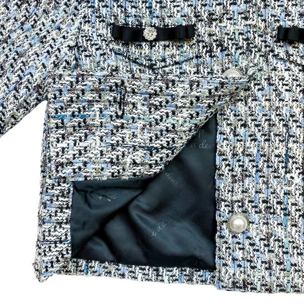 Pearl Button Tweed Jacket