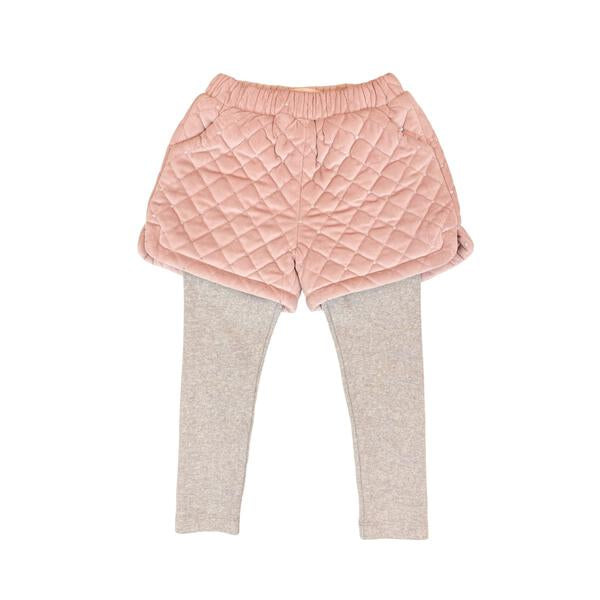 2-In-1 Quilted Shorts + Leggings