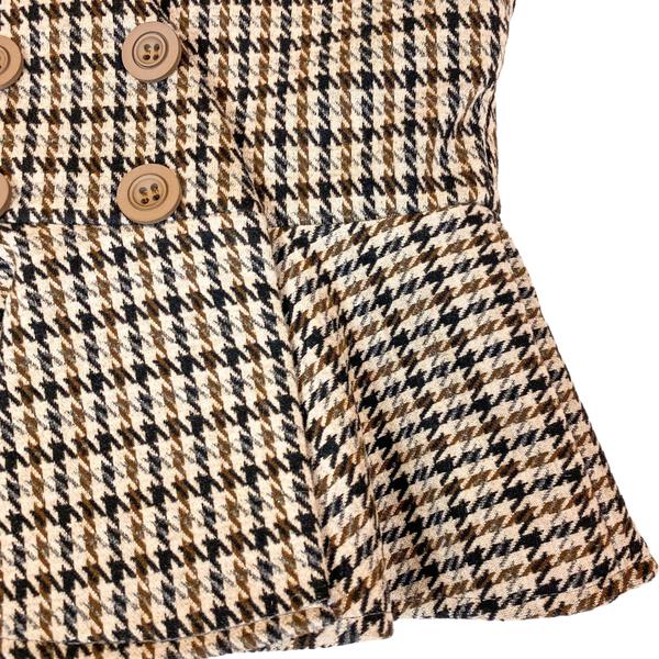 Brown Plaid Vest - doe a dear
