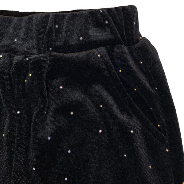 Sparkle Velvet Black Pants - doe a dear