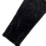 Sparkle Velvet Black Pants - doe a dear