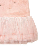Embellished Pink Fur Dress