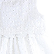 Floral Eyelet Fabric Dress
