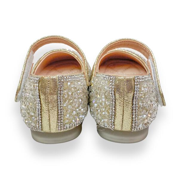 Bead Stone Flat Shoes - Lt. Gold - doe a dear