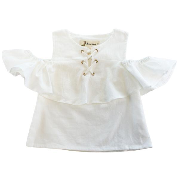 Off-Shoulder Lacing Blouse - doe a dear