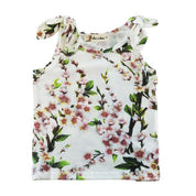 Knot Shoulder Floral Vest - doe a dear