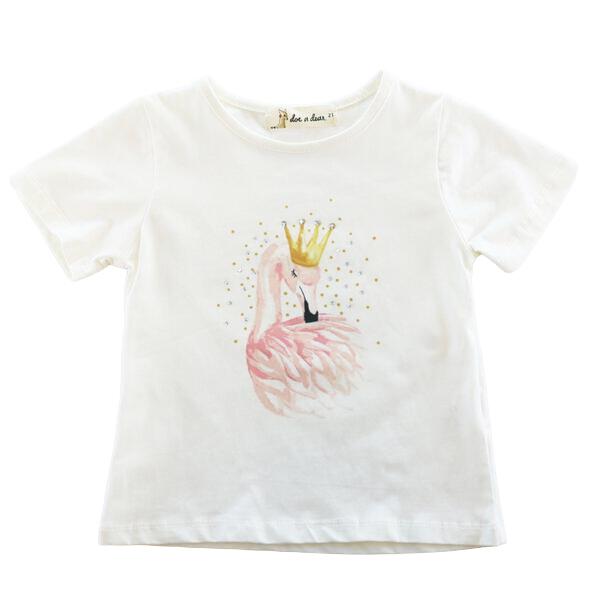 Crown Flamingo Tee - doe a dear