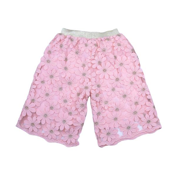 Pink Daisy Floral Culottes - doe a dear