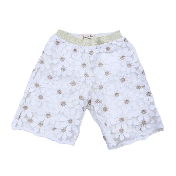 White Daisy Floral Culottes - doe a dear