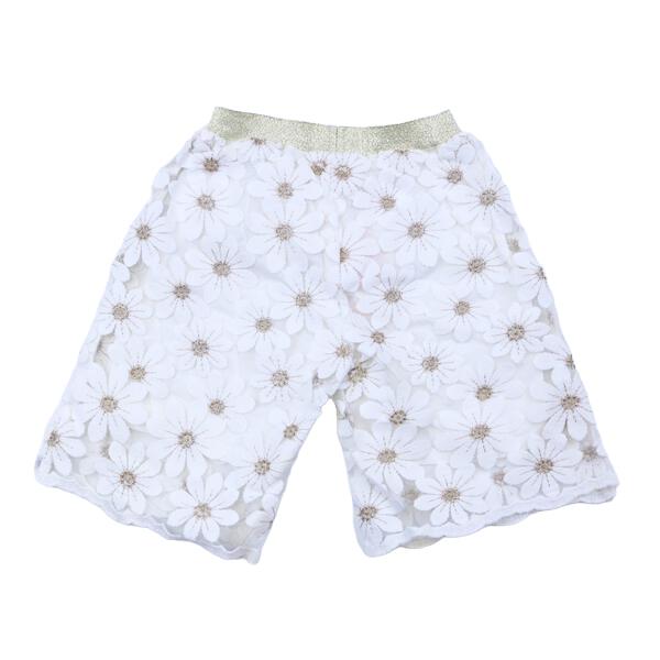 White Daisy Floral Culottes - doe a dear