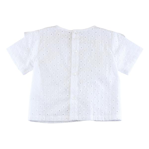 Floral Eyelet Fabric Top