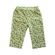 Green Floral 3/4 Leggings - doe a dear