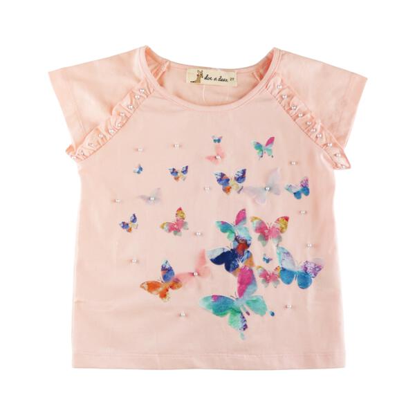 3D Butterfly Tee - doe a dear