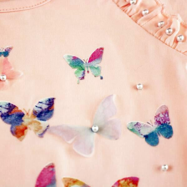 3D Butterfly Tee - doe a dear