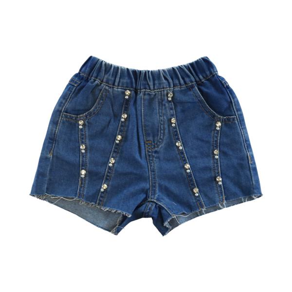 Rhinestone Denim Shorts - doe a dear