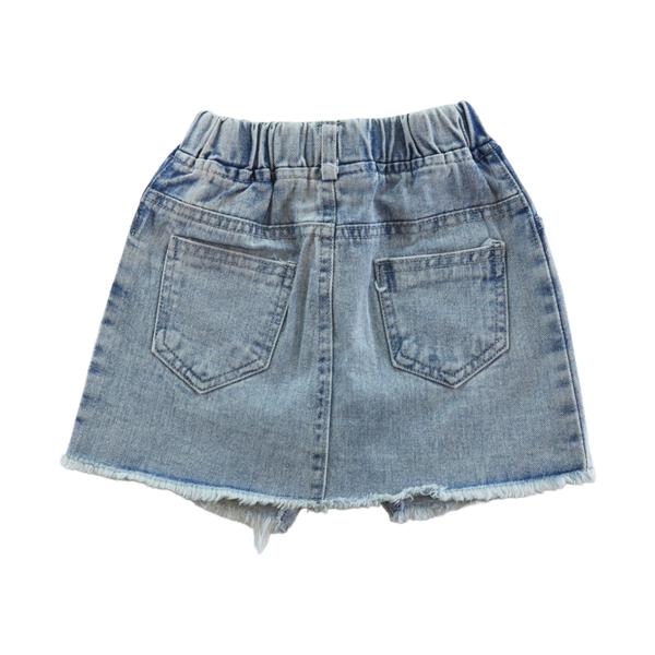 Rhinestone Denim Skirt - doe a dear