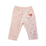 Heart Print 3/4 Leggings