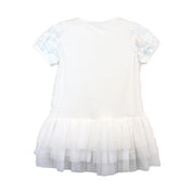 White 3D Butterfly Tutu Dress