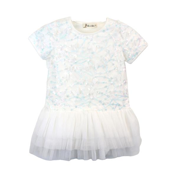 White 3D Butterfly Tulle Dress - doe a dear