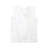 White 3D Butterfly Top