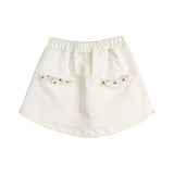 Canvas Shorts w/ Front Wrap