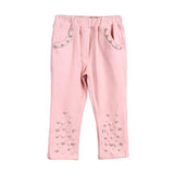 Embellished Stretch Twill Pants