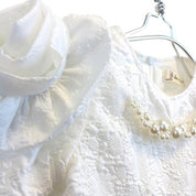 3D Cuff Floral Brocade Dress w/ Jewels - doe a dear