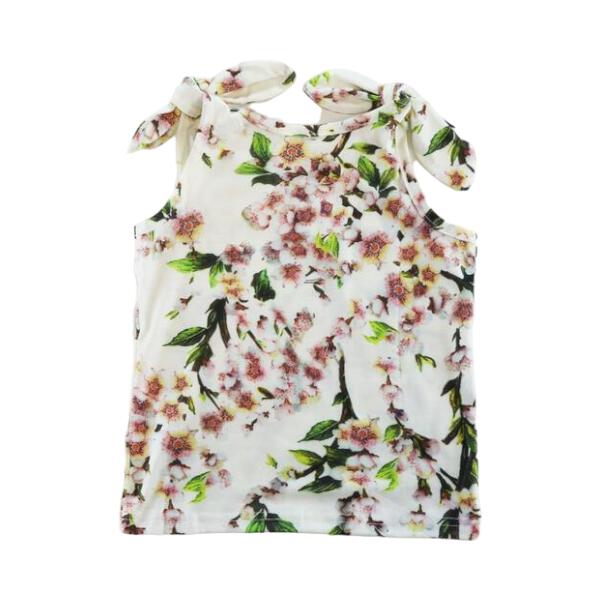 Knot Shoulder Floral Vest - doe a dear