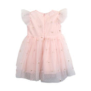 Pink Hearts Embroidery Dress - doe a dear