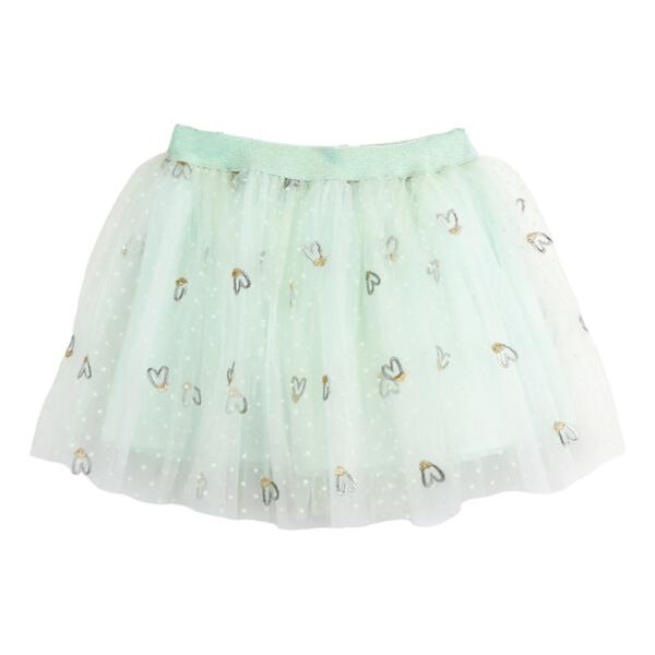 Green Hearts Mesh Tutu - doe a dear