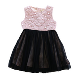 Pearl Accents Quilted Dress