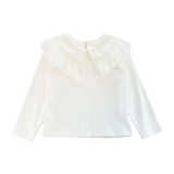 Lace Collar Top