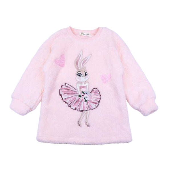 Pink Miss Bunny Sweatshirt - doe a dear