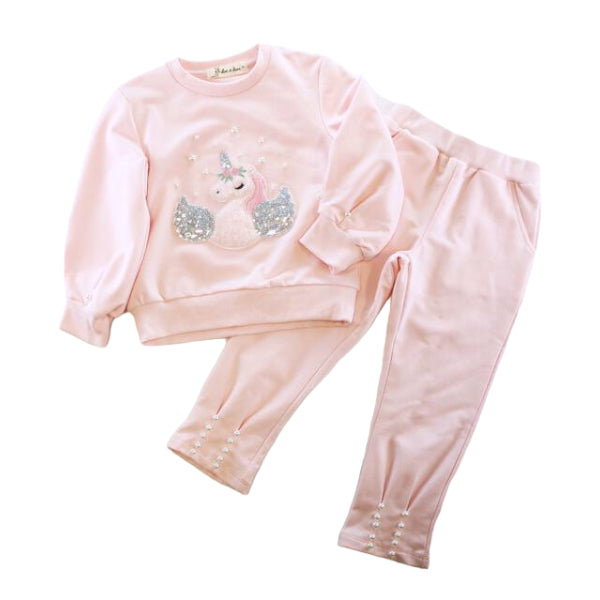 Unicorn Loungewear Set - Pink