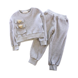 Textured Teddy Loungewear Set