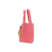 Fuchsia Satchel Bag w/ Scarf - doe a dear