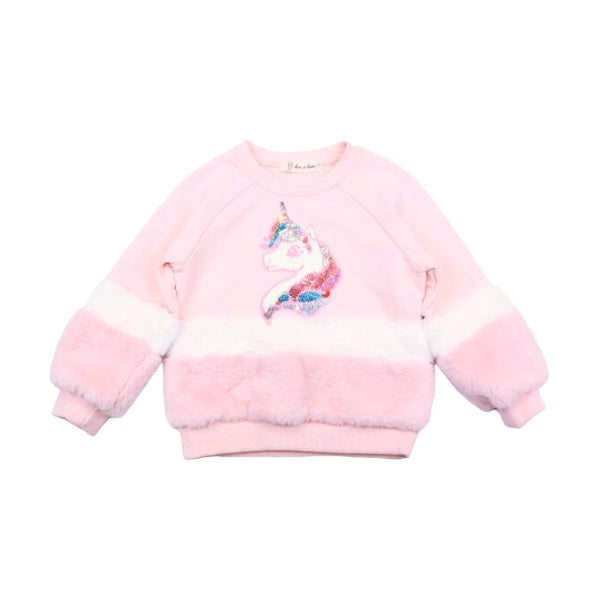 Fuzzy Unicorn Sweatshirt - doe a dear