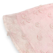 Puff Slvs Butterfly Cotton Dress - pink