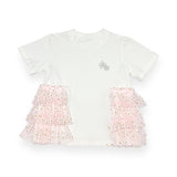 Daisy Mesh Side Trim Tee