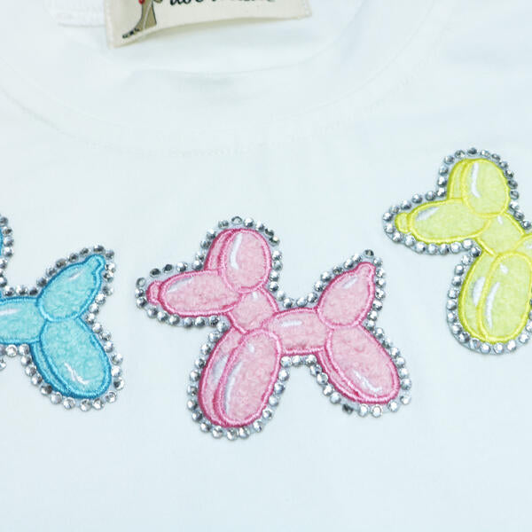 Doggy Patch Tee - white - doe a dear