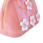 Floral Jelly Bowling Bag - Pink - doe a dear