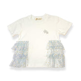 Daisy Mesh Side Trim Tee