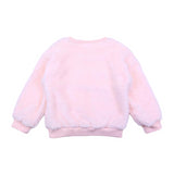 Pink Sequin Floral Sherpa Fleece Sweatshirt