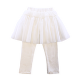 Pearl Trim Mesh Skeggings