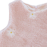 Polar Fleece Floral Dress - Pink