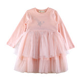 Star Rhinestone Dress - Pink