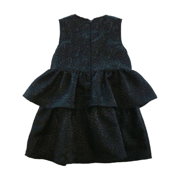 Jewel Floral Dress - Black