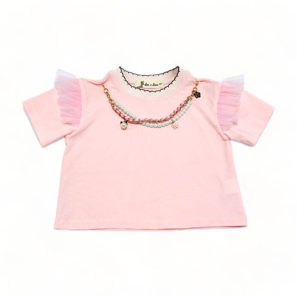 Necklace Tee - pink