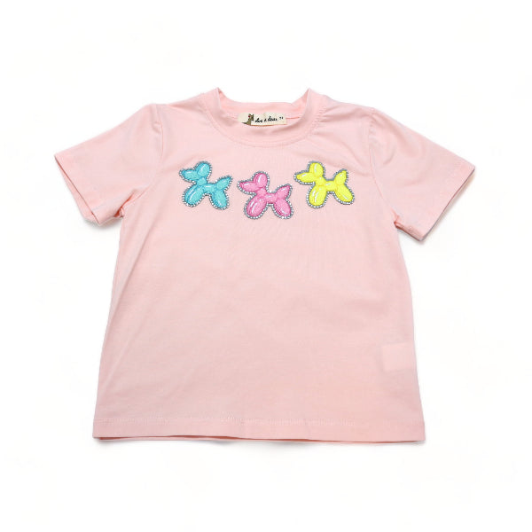 Doggy Patch Tee - pink